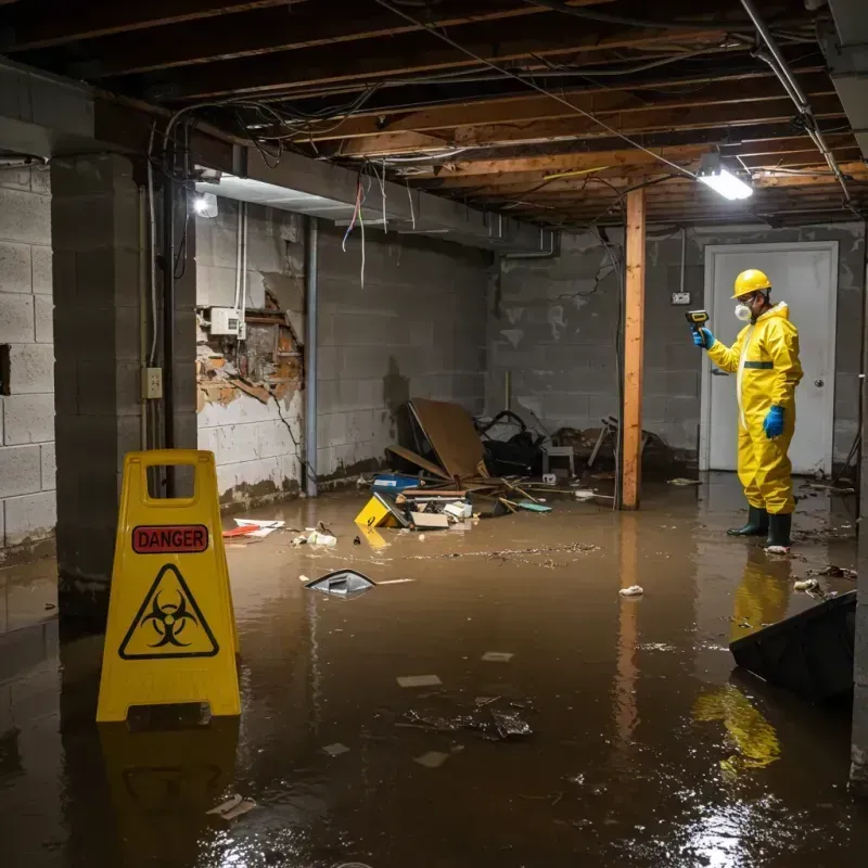 Flooded Basement Electrical Hazard in Ponce, PR Property